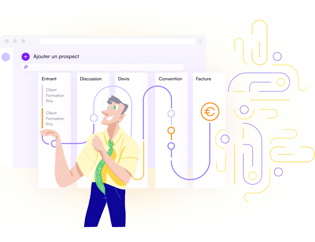 Le suivi commercial Illustration - Digiforma