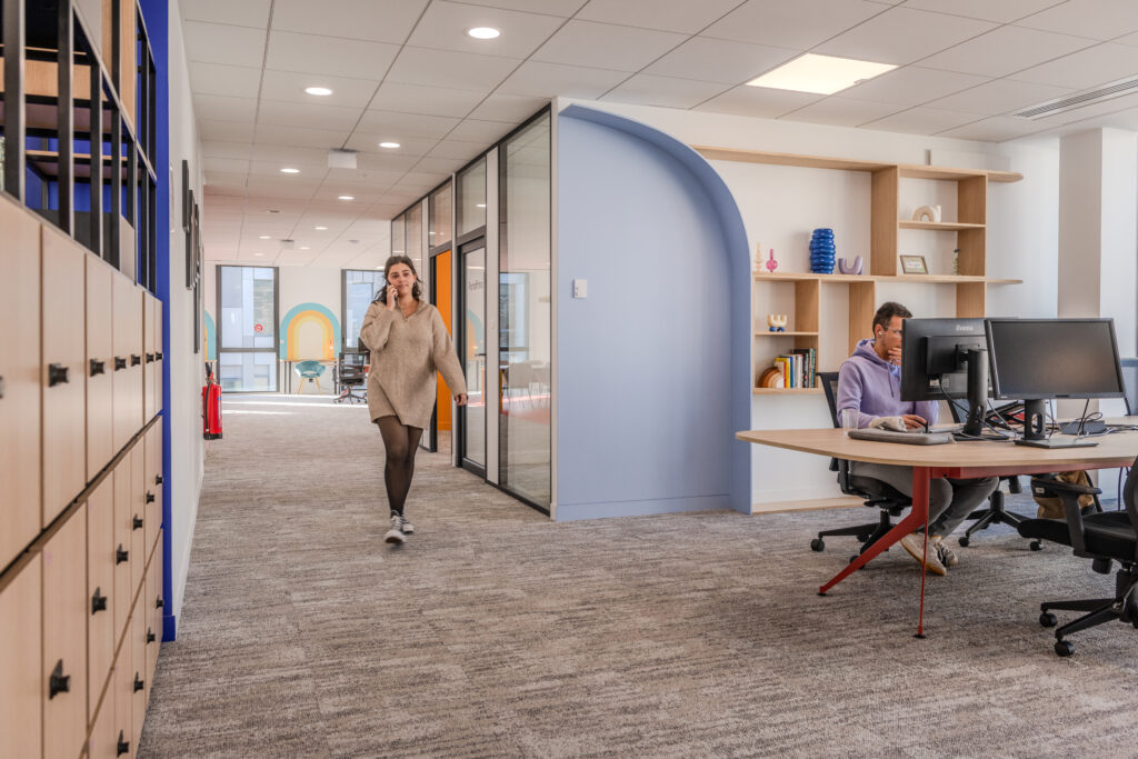 Bureaux Digiforma à Lyon réalisées par Yemanja