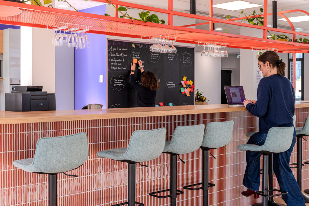 Bureaux Digiforma à Lyon réalisées par Yemanja
