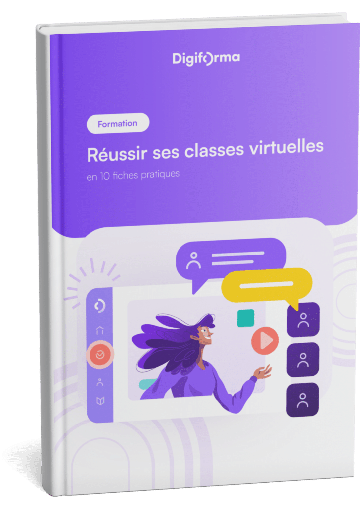 Réussir ses classes virtuelles - Ebook Digiforma - Couverture