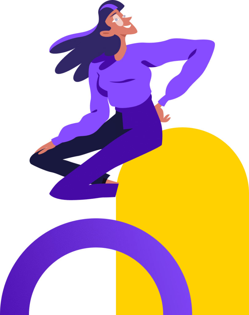 Pétronille sur sa forme géométrique perchée - Digiforma